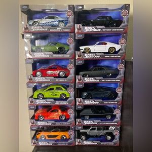 Jada Fast and Furious Lot of 12